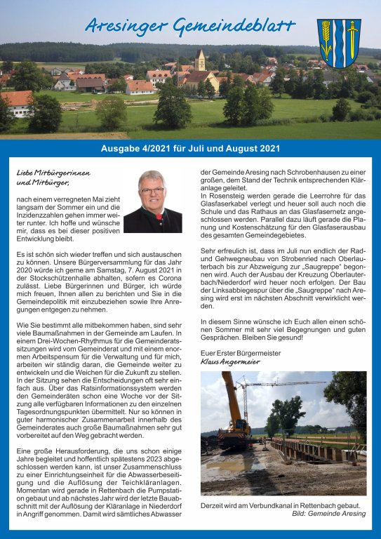 Gemeindeblatt 2021 / 4 (Juli und August)