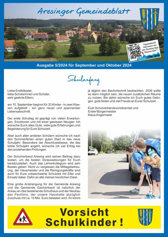 Gemeindeblatt 05/2024 für September und Oktober