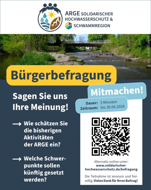 Bürgerbefragung der ARGE Solidarischer Hochwasserschutz